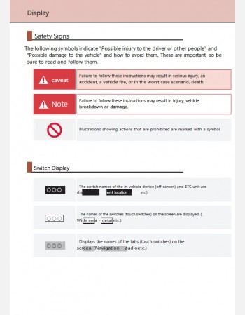 toyota prius 2010-2011 navigation  infotainment system manual